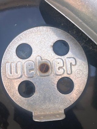 Barbacoa Weber Negra y Plateada