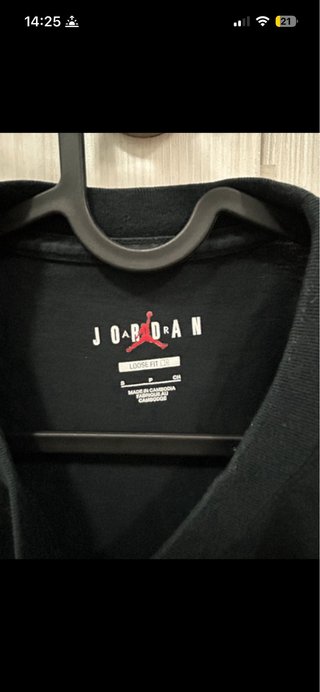 Camiseta Jordan Negra