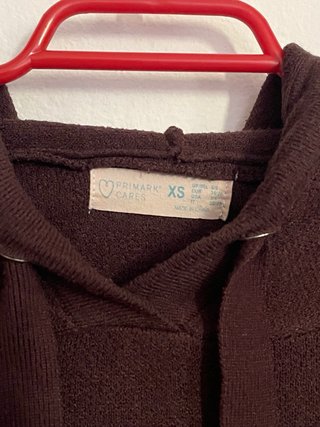 Sudadera con capucha burdeos