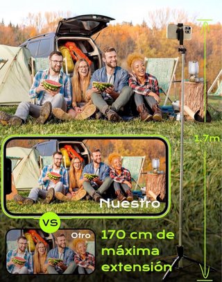SIN ABRIR 3 en 1 Palo Selfie Trípode Móvil 170 cm