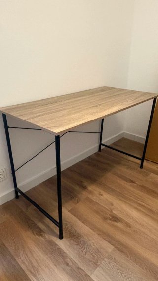 Mesa Jysk Madera y Metal Negra