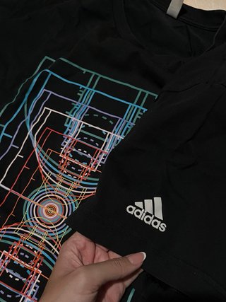 Camiseta Adidas Negra Talla L