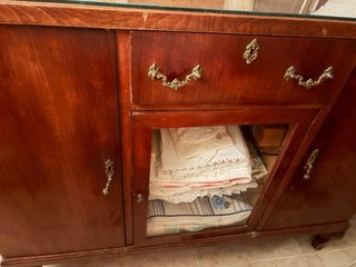 Mueble de madera noble años 50