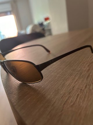 Gafas de sol Ray-Ban metálicas marrones