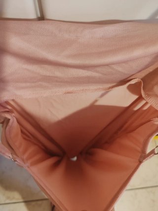 Vestito rosa lungo con stampa floreale