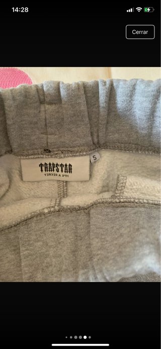 Conjunto Trapstar V Stripe Gris y Azul