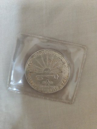Peso Cubano Plata 1953