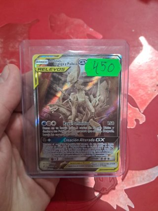 Arceus, Dialga y Palkia GX Carta Pokémon