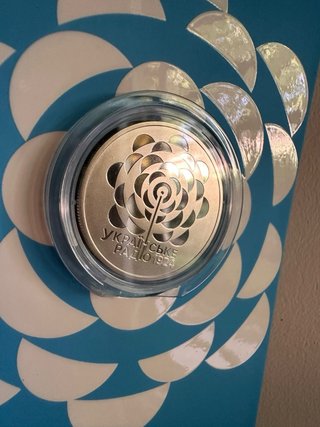 Moneda 100 Años Radio Ucrania