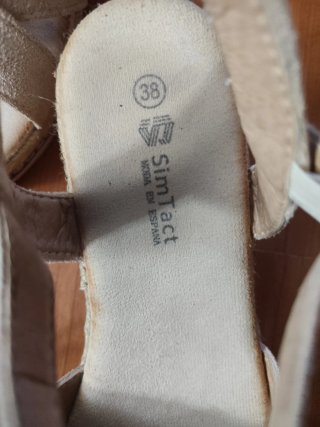 Sandalias Sim T act Beige Talla 38