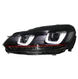Faros delanteros Led Volkswagen Golf VI 6 Red edit