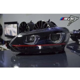 Faros delanteros Led Volkswagen Golf VI 6 Red edit