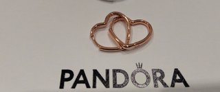 Pendientes de Pandora Corazón Oro Rosa