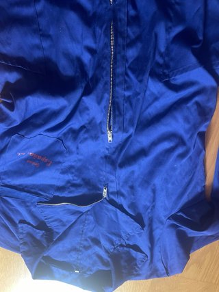 Mono de trabajo azul