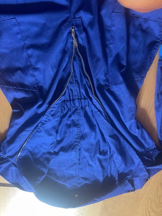 Mono de trabajo azul