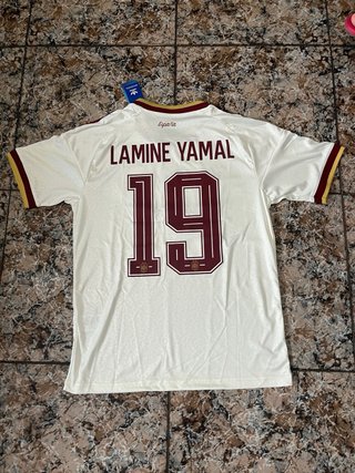 Camiseta España 2 Estrellas Talla L Lamine Yamal