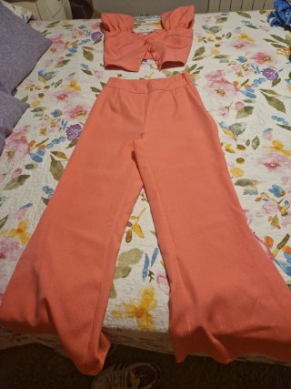 Conjunto Mariquita Trasquilá Talla XS color coral