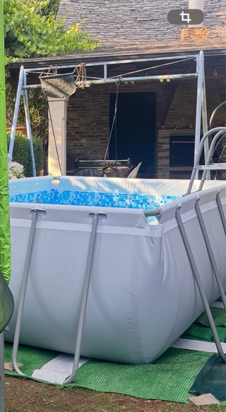 Piscina familiar rectangular