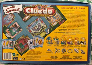 Cluedo Los Simpson 1ª Edición 2001 Hasbro