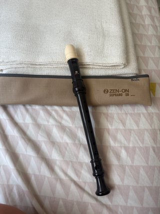 Flauta dulce ZEN-ON Soprano SB Negra