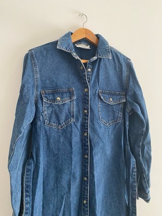 Vestido vaquero con cinturón