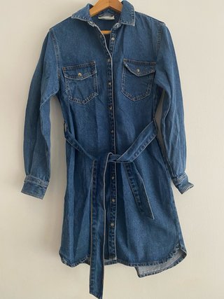 Vestido vaquero con cinturón