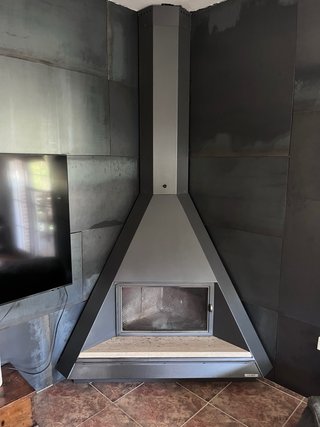 Chimenea Metálica Esquina Focgrup