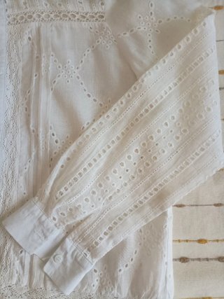 Blusa calada mujer blanca