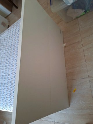 Cama infantil blanca 190x100Trama con cajones