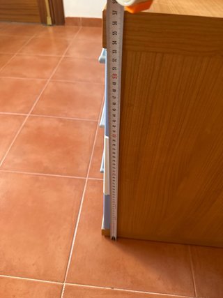 Conjunto Escritorio, Mesita y Baldas Madera