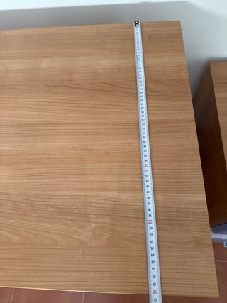Conjunto Escritorio, Mesita y Baldas Madera