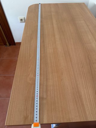 Conjunto Escritorio, Mesita y Baldas Madera