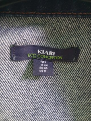 Cazadora Vaquera Kiabi Talla 40 Azul. Sin estrenar