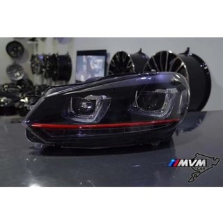 Faros delanteros Led Volkswagen Golf VI 6 Red edit