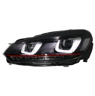 Faros delanteros Led Volkswagen Golf VI 6 Red edit