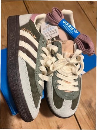 Adidas Handball Spezial Verde Plata EU40