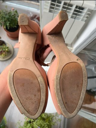 Sandalias Clarks Piel Rosa Palo Talla 40