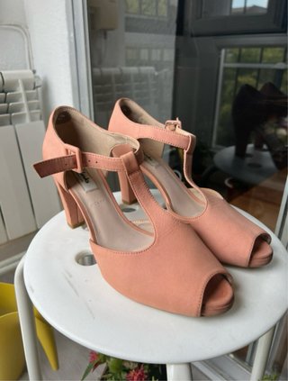 Sandalias Clarks Piel Rosa Palo Talla 40