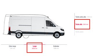 Extensión lateral VW Crafter II/Man TGE L4+; H3+