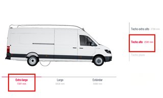 Extensión lateral VW Crafter II/Man TGE L4+; H3+