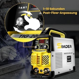 Soldadora Inverter SIMDER TIG-2001 IGBT