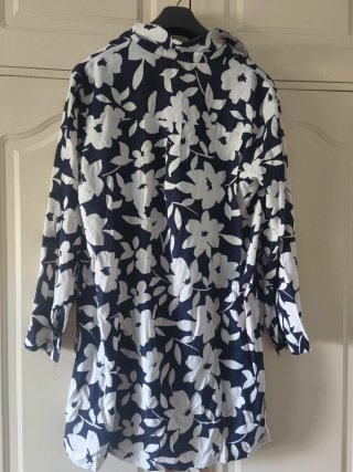 Vestido camisero floral