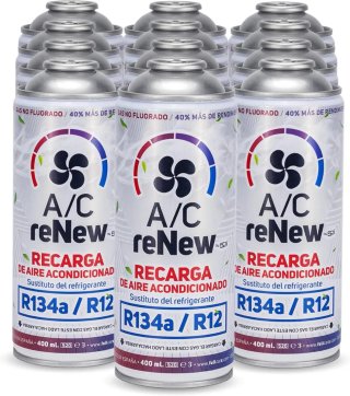 Renew para recargar aíre acondicionado coche.