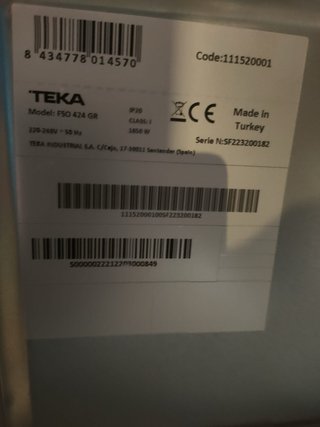 Mini Horno Teka FSO 424