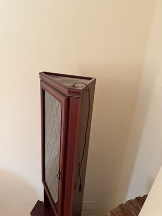 Mueble Vitrina Esquinera Madera