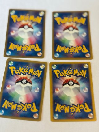 Lote 4 Cartas Pokémon VS Series Japonesas