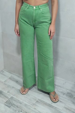 Vaqueros rectos Pull&Bear verdes
