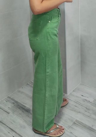 Vaqueros rectos Pull&Bear verdes