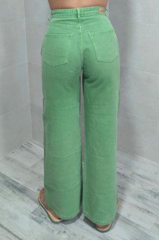 Vaqueros rectos Pull&Bear verdes