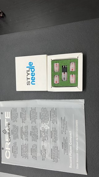 Tocadiscos Create Retro Negro
